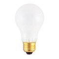 Bulbrite 25w Dimmable Frost A19 Incandescent Light Bulbs Medium (E26) Base, 2700K Warm White Light, 25PK 861943
